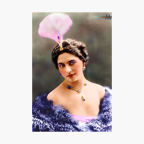 The Real Mata Hari Colorized Photographic Print For Sale By Lexmil Redbubble 8581