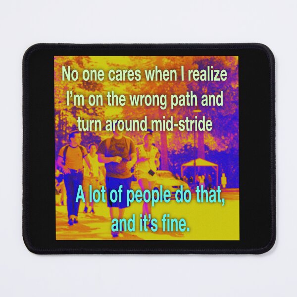 Item preview, Turning around mid-stride designed and sold by UCSC Affirmations.