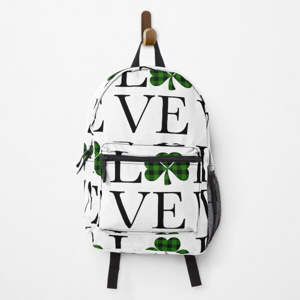 Item preview, St. Patrick Day | green buffalo plaid leaf clover | Love designed and sold by hollycooper.