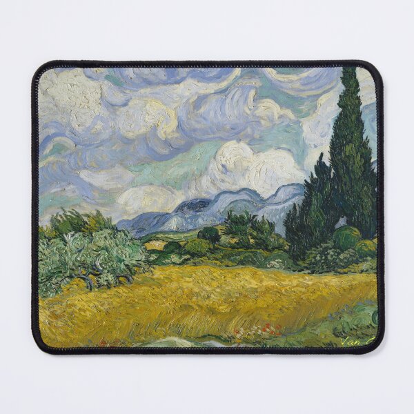 Item preview, Wheat Field With Cypresses - 1889 Van Gogh Reproduction designed and sold by molamode.