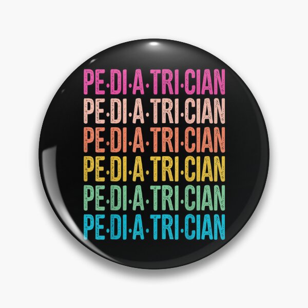 Item preview, Pediatrician Retro Rainbow Colored Children Medical Doctor  designed and sold by jennifera11.