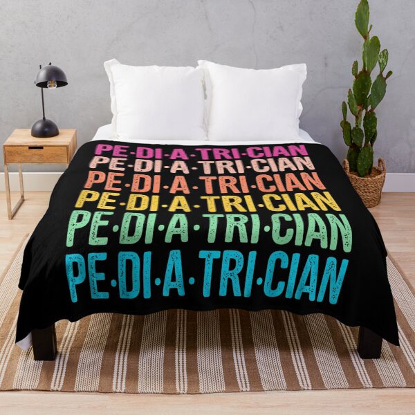 Item preview, Pediatrician Retro Rainbow Colored Children Medical Doctor designed and sold by jennifera11.