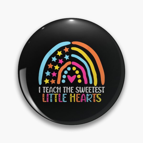 Item preview, I Teach The Sweetest Little Hearts Rainbow Valentine Teacher  designed and sold by jennifera11.