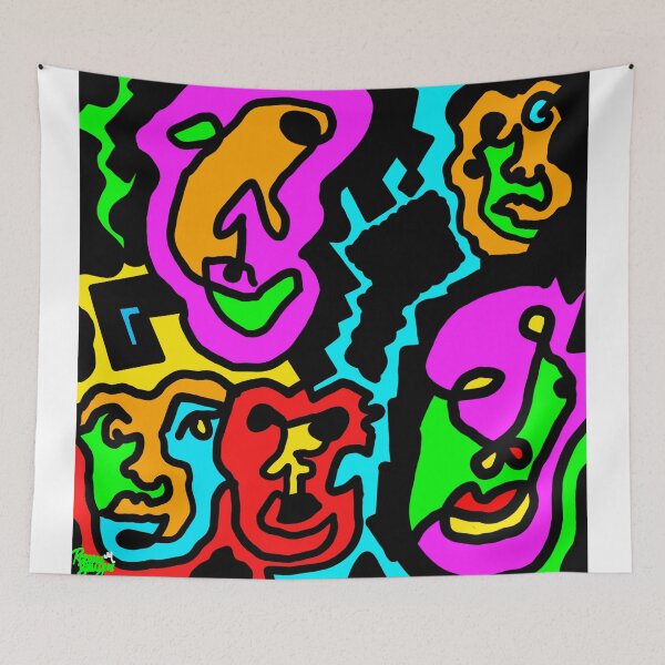 Item preview, Line Drawn Faces  designed and sold by rebeccambruyere.