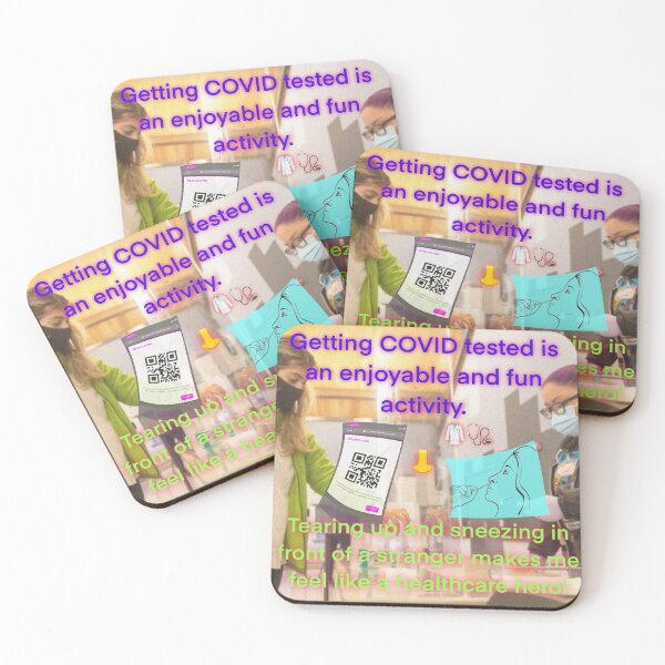 Item preview, Covid testing nasal swab slay designed and sold by UCSC Affirmations.