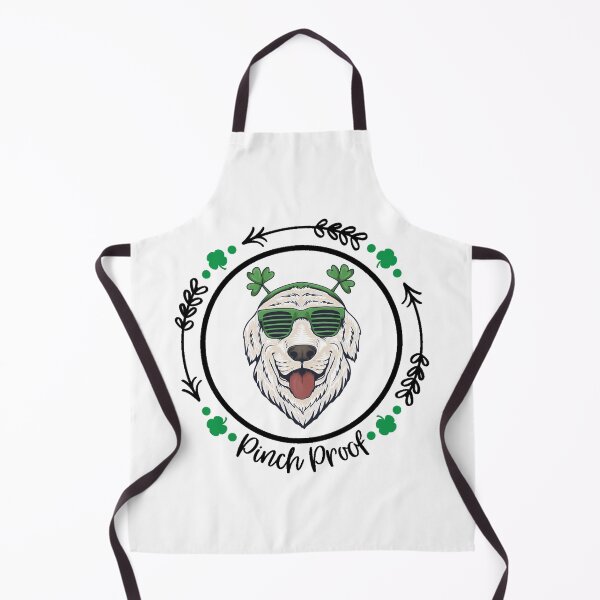 Item preview, Irish Golden Retriever Shamrock Pinch Proof designed and sold by Peggy Lindstrom.