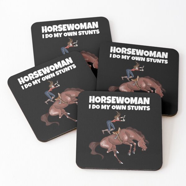 Item preview, Horsewoman I Do My Own Stunts Horse Rider Horses Equestrian  designed and sold by jennifera11.