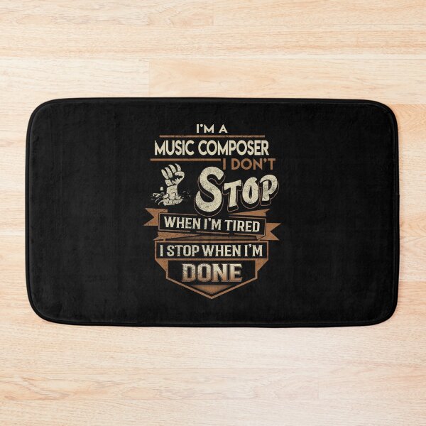 Item preview, Music Composer T Shirt - I Stop When Done Job Gift Item Tee designed and sold by paneczkopat.