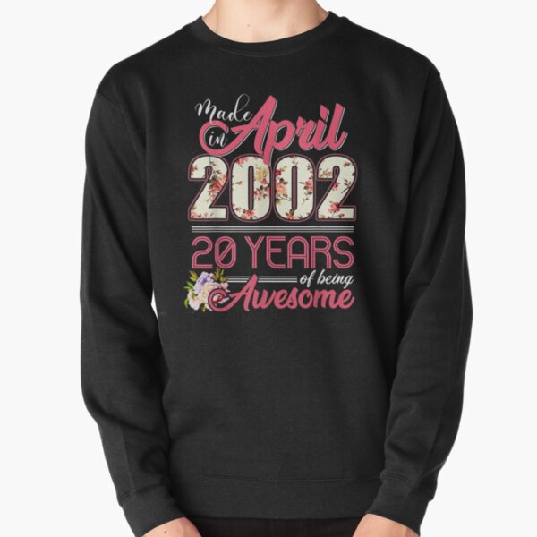  2002 Sweatshirt,2002 Birthday Year Number Sweat for Women,2002  Collage Style Number Sweat, 20th Birthday Sweatshirt,20th Birthday Gift :  Handmade Products