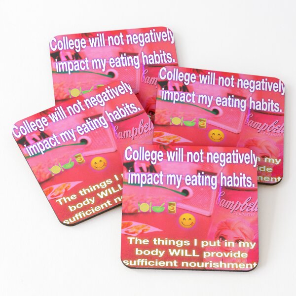 Item preview, College will not negatively impact my eating habits designed and sold by UCSC Affirmations.