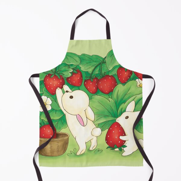 Item preview, Cute Rabbits Strawberry Picking designed and sold by Anicue.