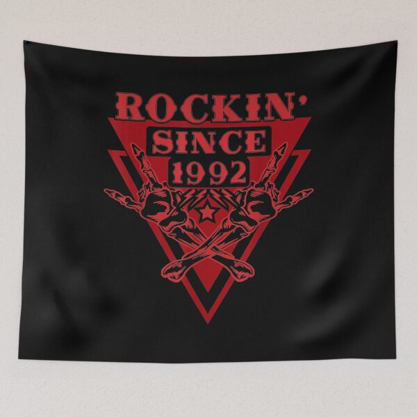 Item preview, 30th Birthday Rockin Since 1992 S Hard Rock Music Lover  designed and sold by bessiey23.