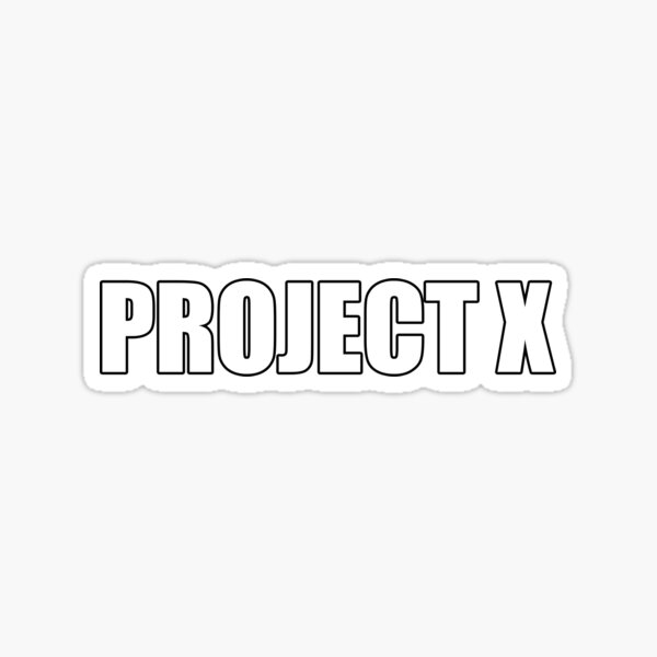 "Project X, Ken Caron " Sticker for Sale by jamarim Redbubble