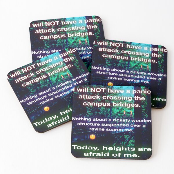 Item preview, Crossing bridges and fear of heights designed and sold by UCSC Affirmations.