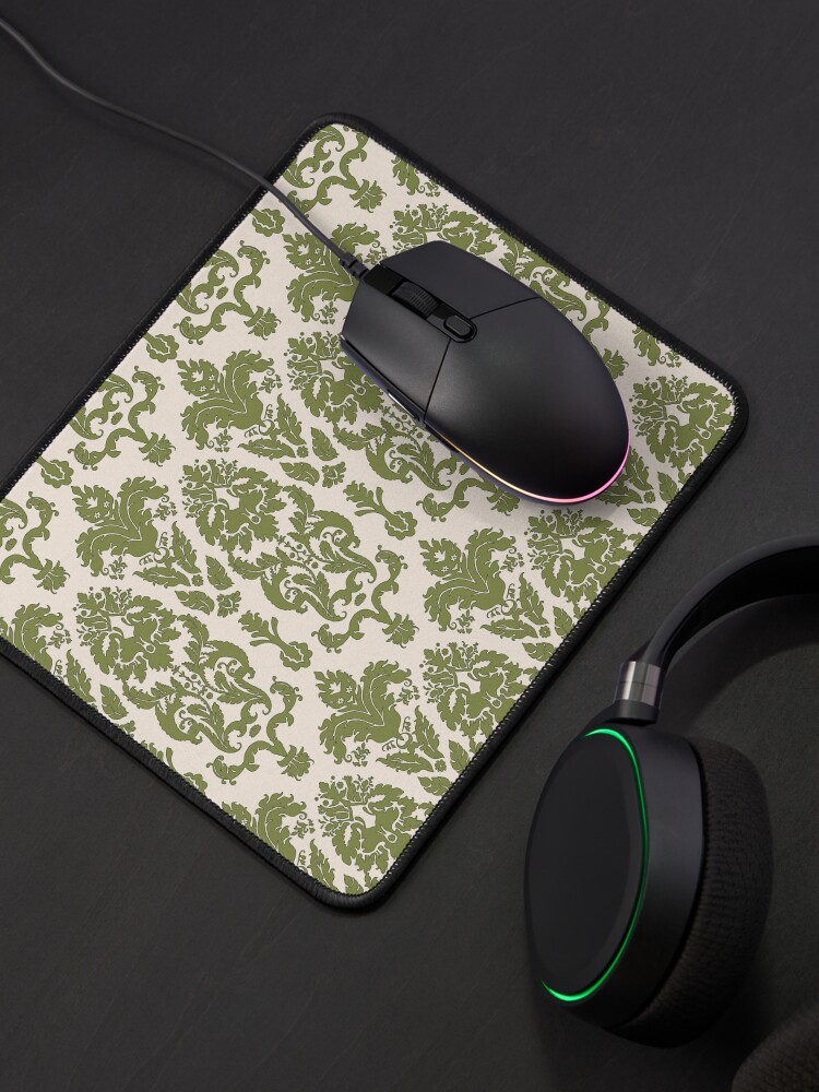 Thumbnail 4 of 5, Mouse Pad, The Sound of Music The Von Trapp Curtain Drapes Pattern Design designed and sold by baranskini.
