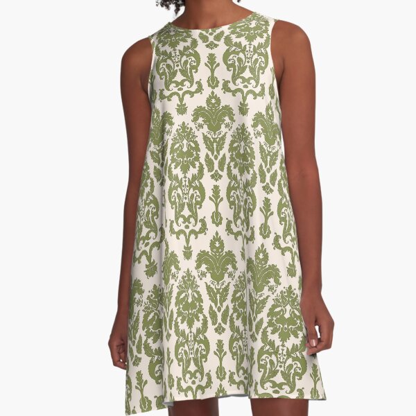 The Sound of Music The Von Trapp Curtain Pattern Design A-Line Dress