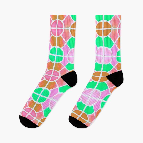 Item preview, Green and Purple Geometric Pattern designed and sold by Sebastian Grafmann.