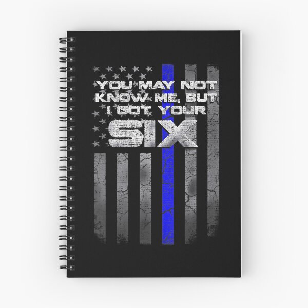 Item preview, I Got Your Six Thin Blue Line Police  designed and sold by bessiey23.