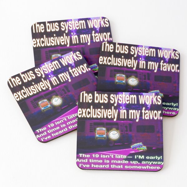 Item preview, The very punctual bus system designed and sold by UCSC Affirmations.