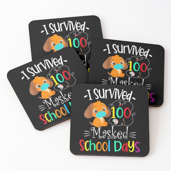 Item preview, I Survived 100 Masked School Days 2022 Teacher Student Gifts  designed and sold by bessiey23.