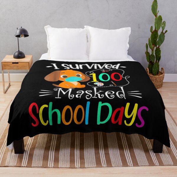 Item preview, I Survived 100 Masked School Days 2022 Teacher Student Gifts designed and sold by bessiey23.