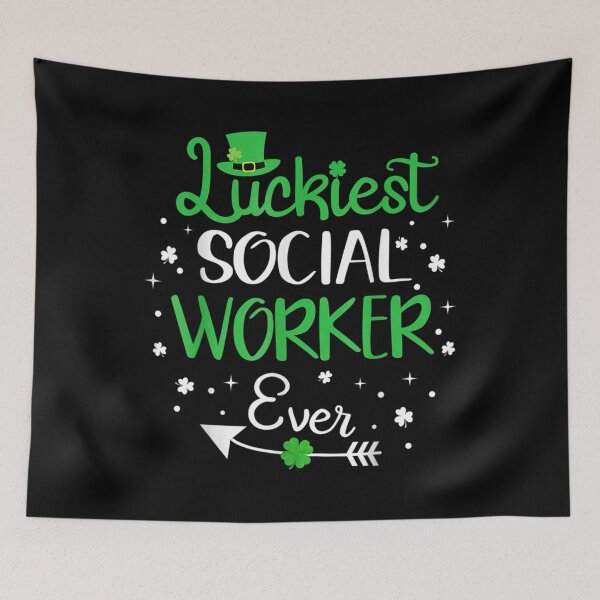 Item preview, Luckiest Social Worker Ever St Patricks Day  designed and sold by bessiey23.