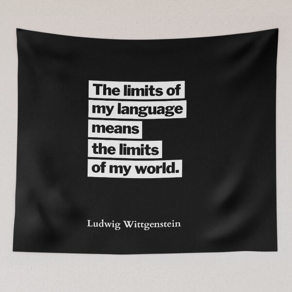 Item preview, Ludwig Wittgenstein designed and sold by HumanQuoteLand.
