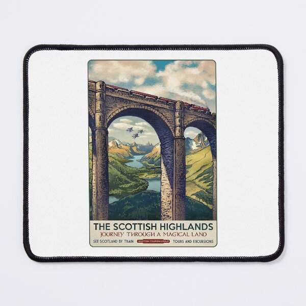 Item preview, Scottish Highlands Travel Poster designed and sold by herdee06.