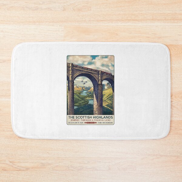 Item preview, Scottish Highlands Travel Poster  designed and sold by herdee06.