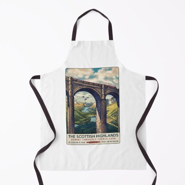 Item preview, Scottish Highlands Travel Poster designed and sold by herdee06.