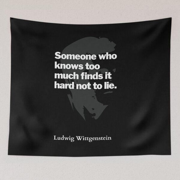 Item preview, Ludwig Wittgenstein designed and sold by HumanQuoteLand.