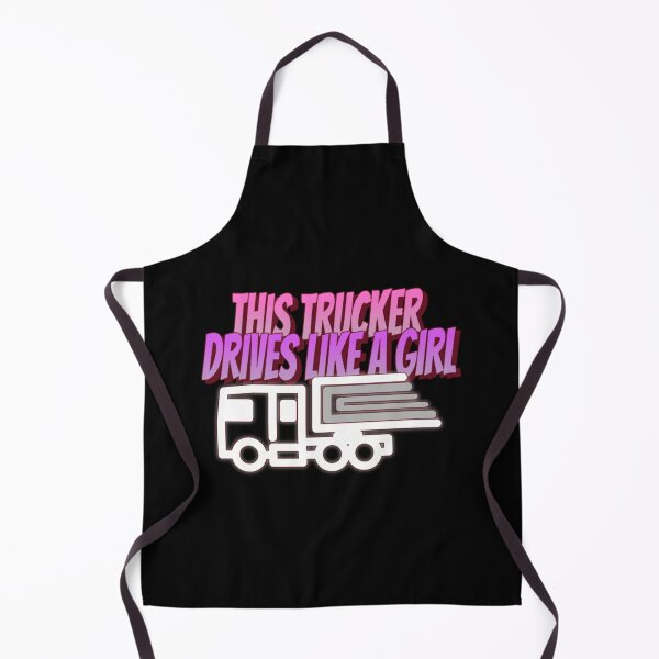 Item preview, This Trucker Drives Like A Girl designed and sold by Monique Prince.