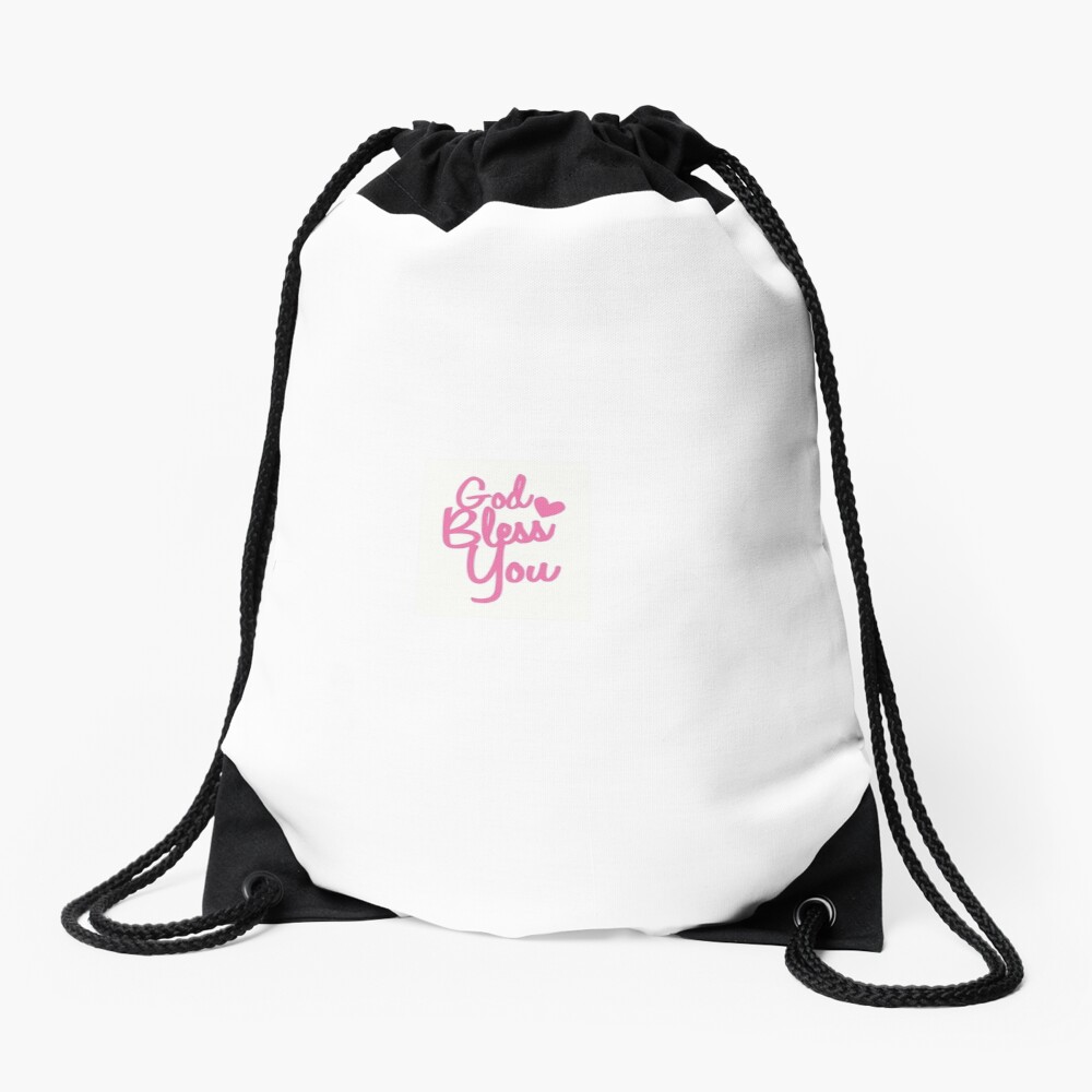 BLESS U x SPLR Logo Drawstring Bag