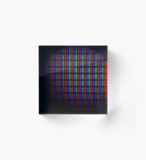 Pixel Lights Acrylic Block