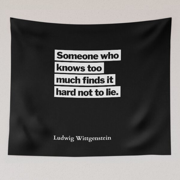Item preview, Ludwig Wittgenstein designed and sold by HumanQuoteLand.