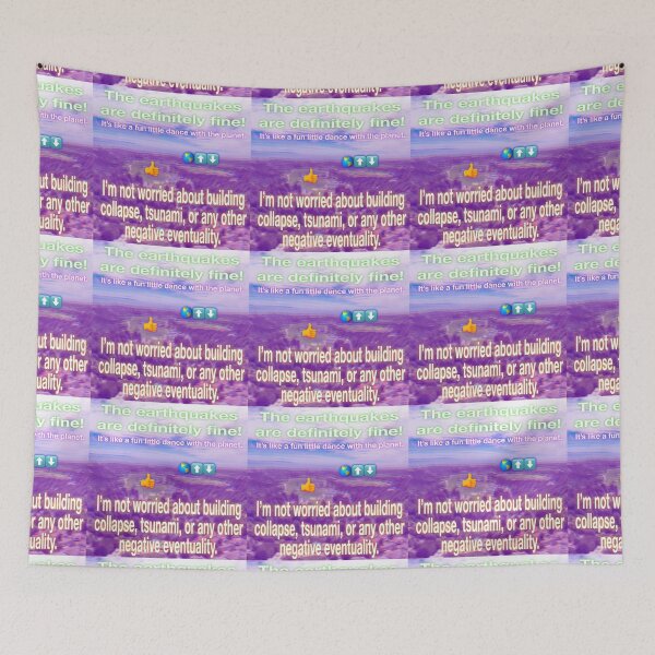 Item preview, The earthquakes are fine! designed and sold by UCSC Affirmations.