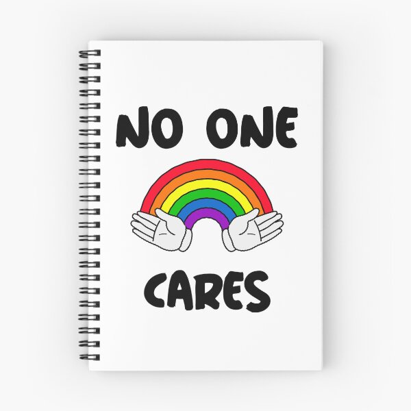 Item preview, No One Cares designed and sold by redbubblebyuzka.