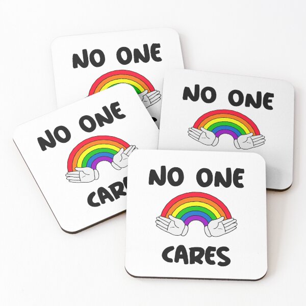 Item preview, No One Cares designed and sold by redbubblebyuzka.