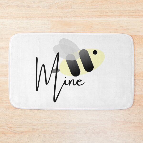 Item preview, Bee Mine | Be Mine | Cute Bee on White designed and sold by WordsToArt.
