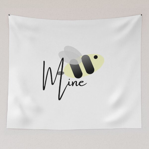 Item preview, Bee Mine | Be Mine | Cute Bee on White designed and sold by WordsToArt.