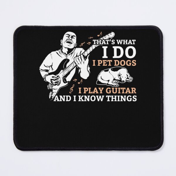 Item preview, I Play Guitar With The Dog designed and sold by JamesGillitzer.