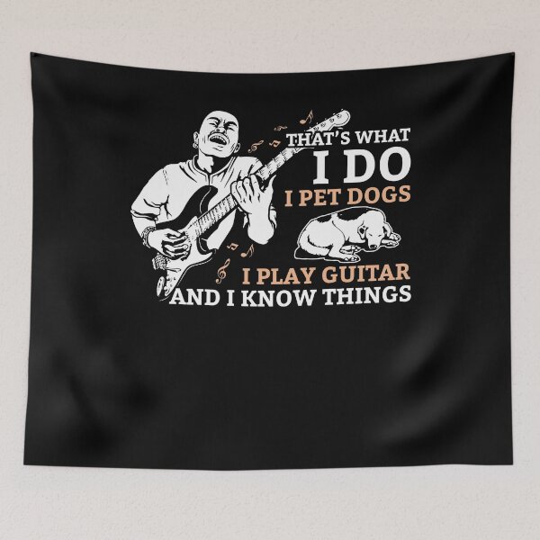Item preview, I Play Guitar With The Dog designed and sold by JamesGillitzer.