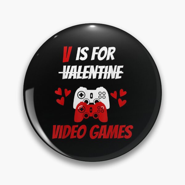 Item preview, V Is For Video Games X Controller Valentines Day  designed and sold by cysandy.