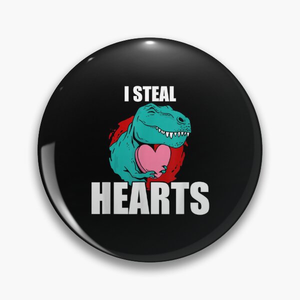 Item preview, I Steal Hearts Dinosaur Trex Valentines Day  designed and sold by cysandy.