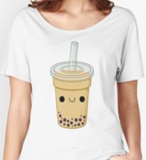 Boba Pattern Women's Relaxed Fit T-Shirt