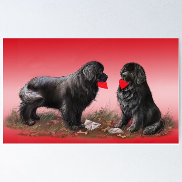 Item preview, Newfie valentine designed and sold by Patricia Reeder Eubank.