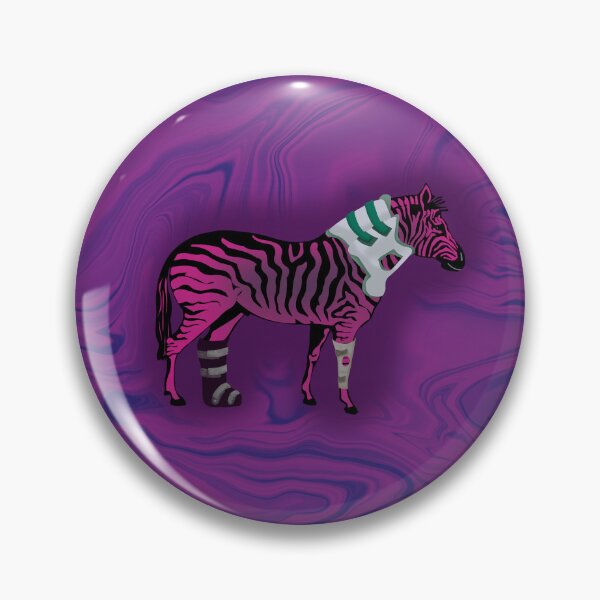 Item preview, Ehlers-Danlos Syndrome Braced Up Zebra  designed and sold by EmyBeeDesigns.
