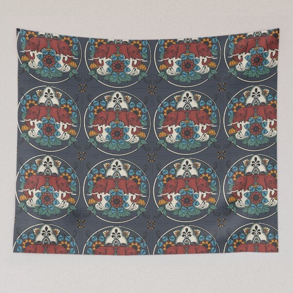 Item preview, Elephant Mandala Pattern designed and sold by MobertsonArt.