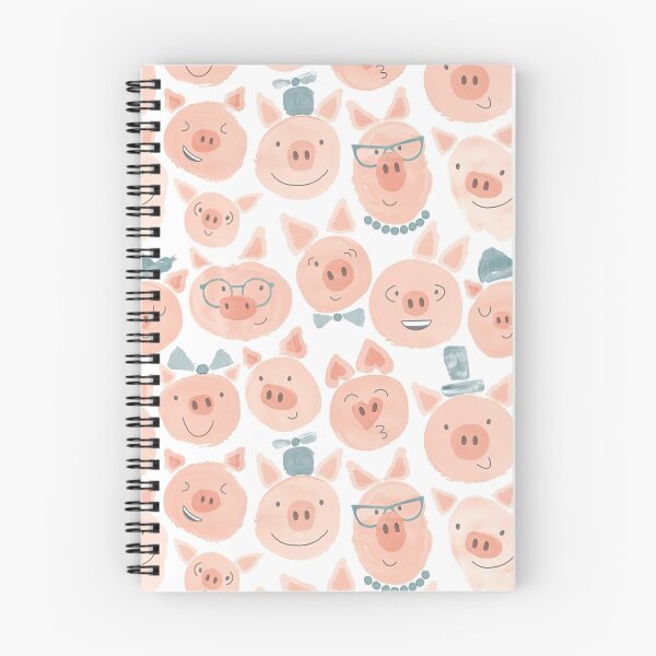 Item preview, Funny Pig Watercolor Pattern designed and sold by MobertsonArt.