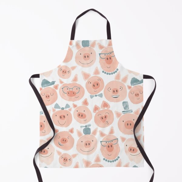 Item preview, Funny Pig Watercolor Pattern designed and sold by MobertsonArt.